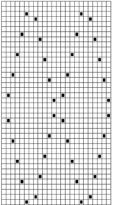 Diamond Lace Lochkarte/punchcard
