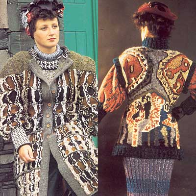 Gestrickte Jacken, knitted coats