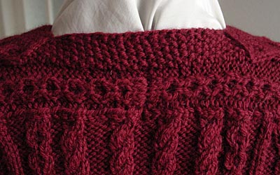 Portland, hinterer Ausschnitt, back neckline Portland, hinterer Ausschnitt, back neckline