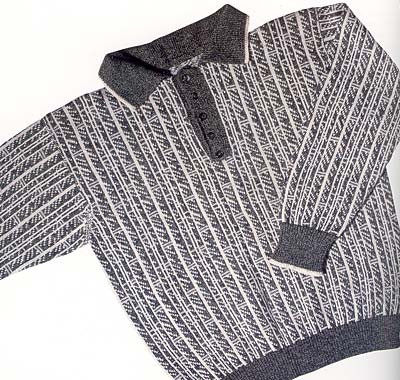 Pullover mit Polo-Ausschnitt, sweater with tab and collar