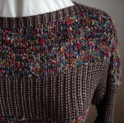 Ausschnitt-Detail, detail of neckline