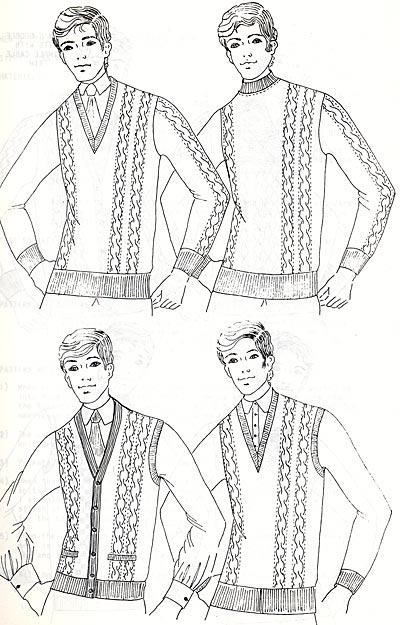 Pullover-Beispiel, example for sweater Pullover-Beispiel, example for sweater