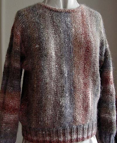 Noro Kochoran, quer gestrickt, sideways knit