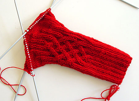 Knotty, rechter Handschuh, right glove